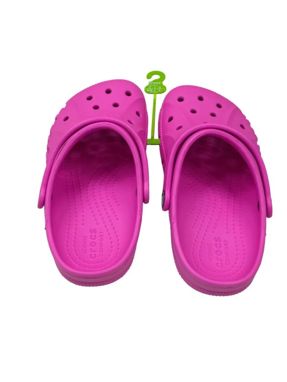 Crocs Baya Clog Kids Shoes Size J3 Lightweight Design For Everyday Comfort Pink